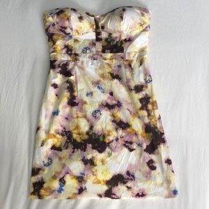 Floral Strapless J. Crew dress